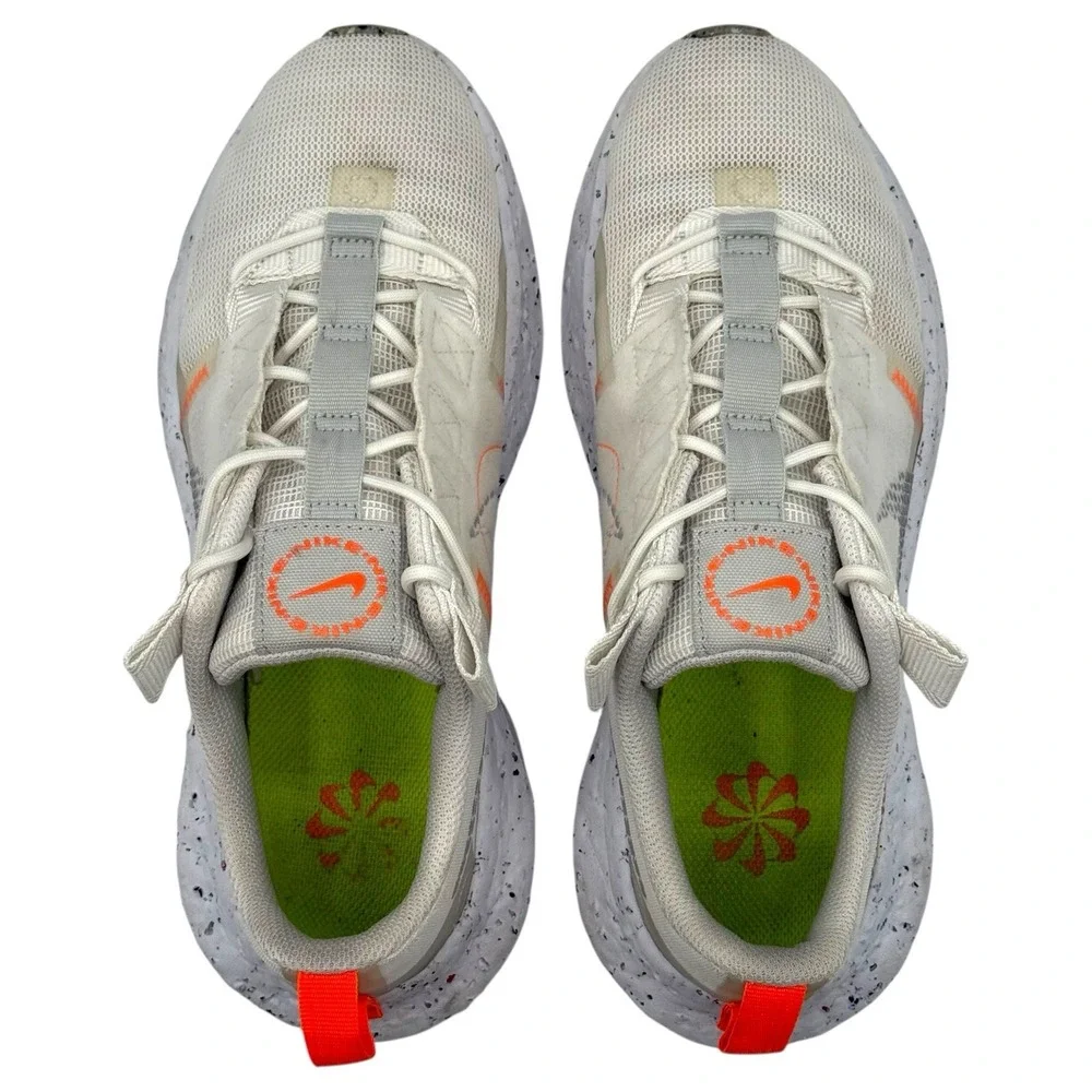 Nike Crater Impact Women's 7.5 Sail Orange Volt Running Shoes DB2477-100‎ Gym